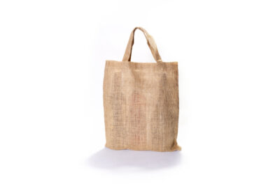 Jutetasche mit kurze Bändchenohren